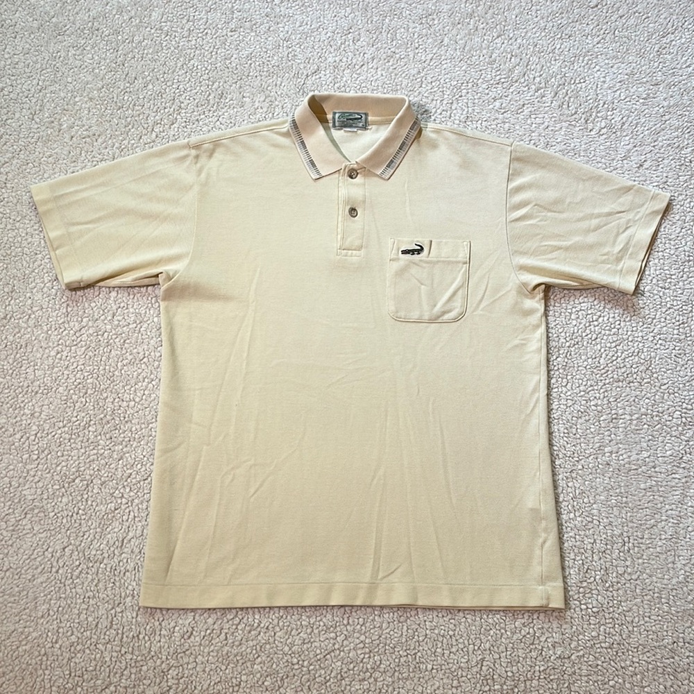Vintage 90s Crocodile Original Enhanced Neutral Polo